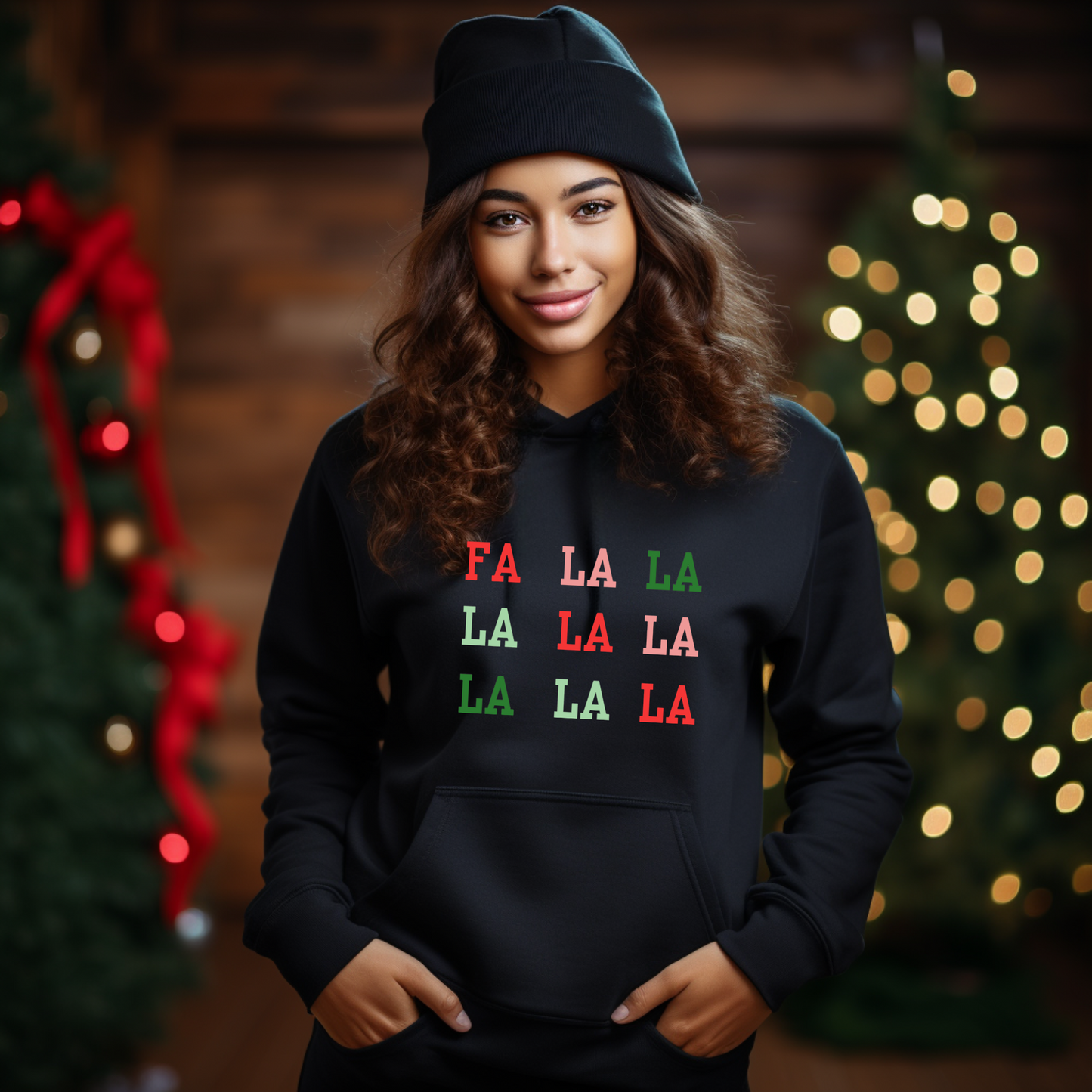 Fa La La La La Festive Christmas Shirt, Festive, Holiday, Christmas Party, Cheer, Gift
