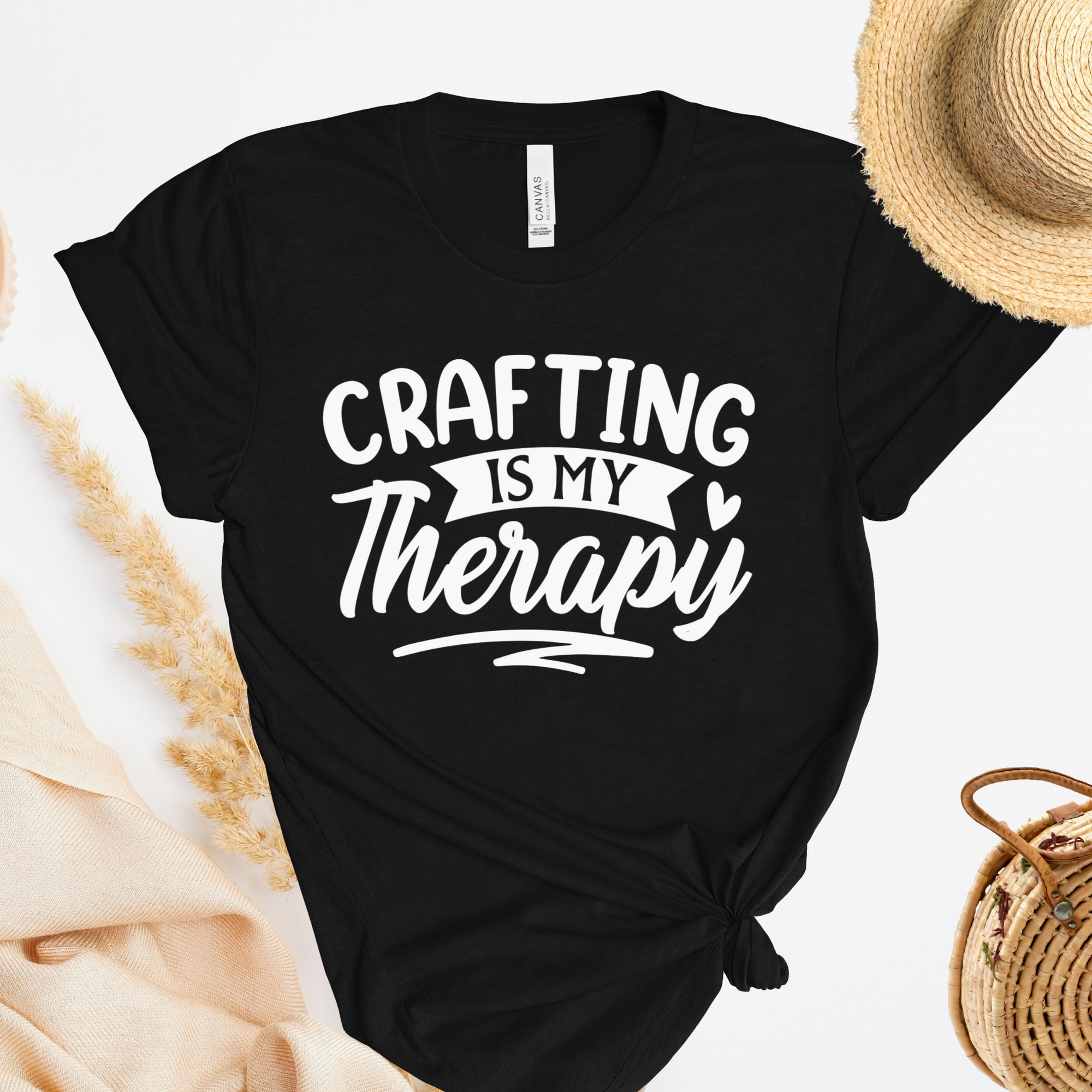 Crafting Is My Therapy T-Shirt