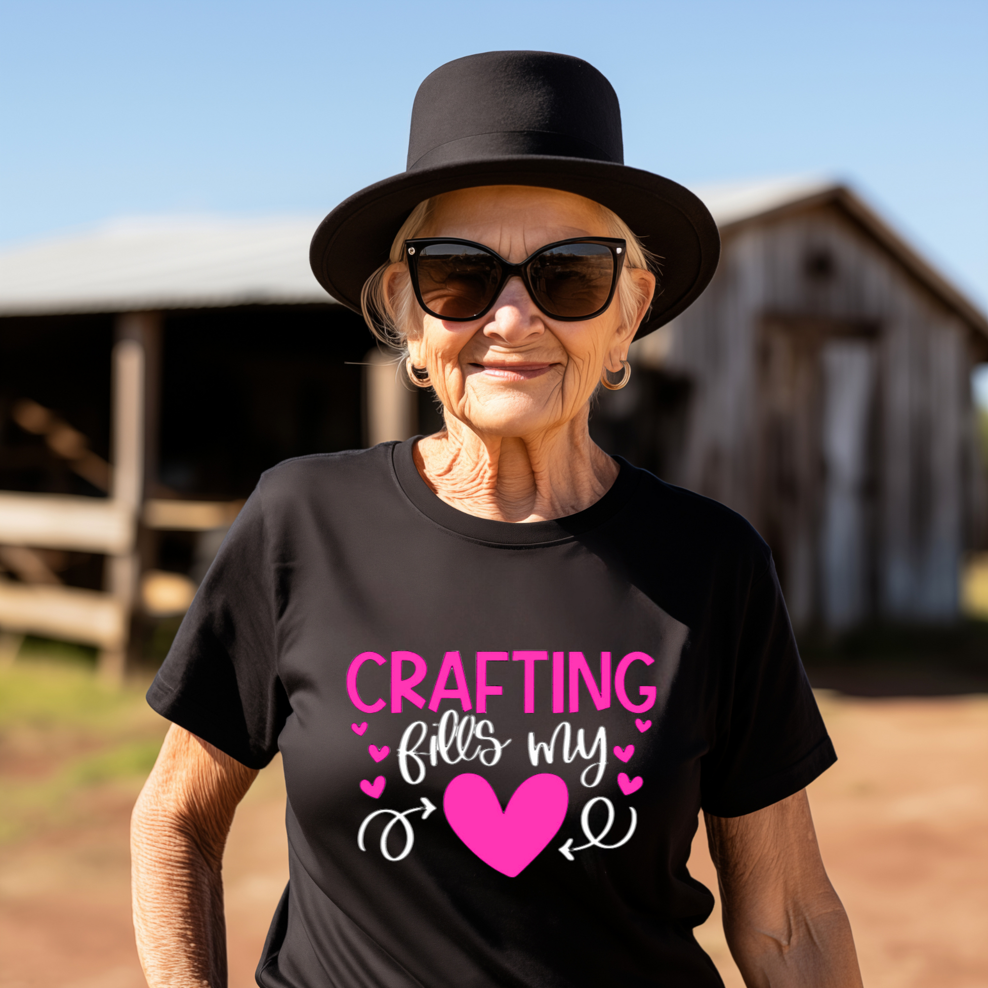Crafting Fills My Heart T-Shirt