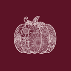 Floral Pumpkin Mandala T-Shirt