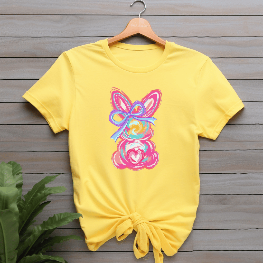 Colorful Painted Easter Bunny T-Shirt