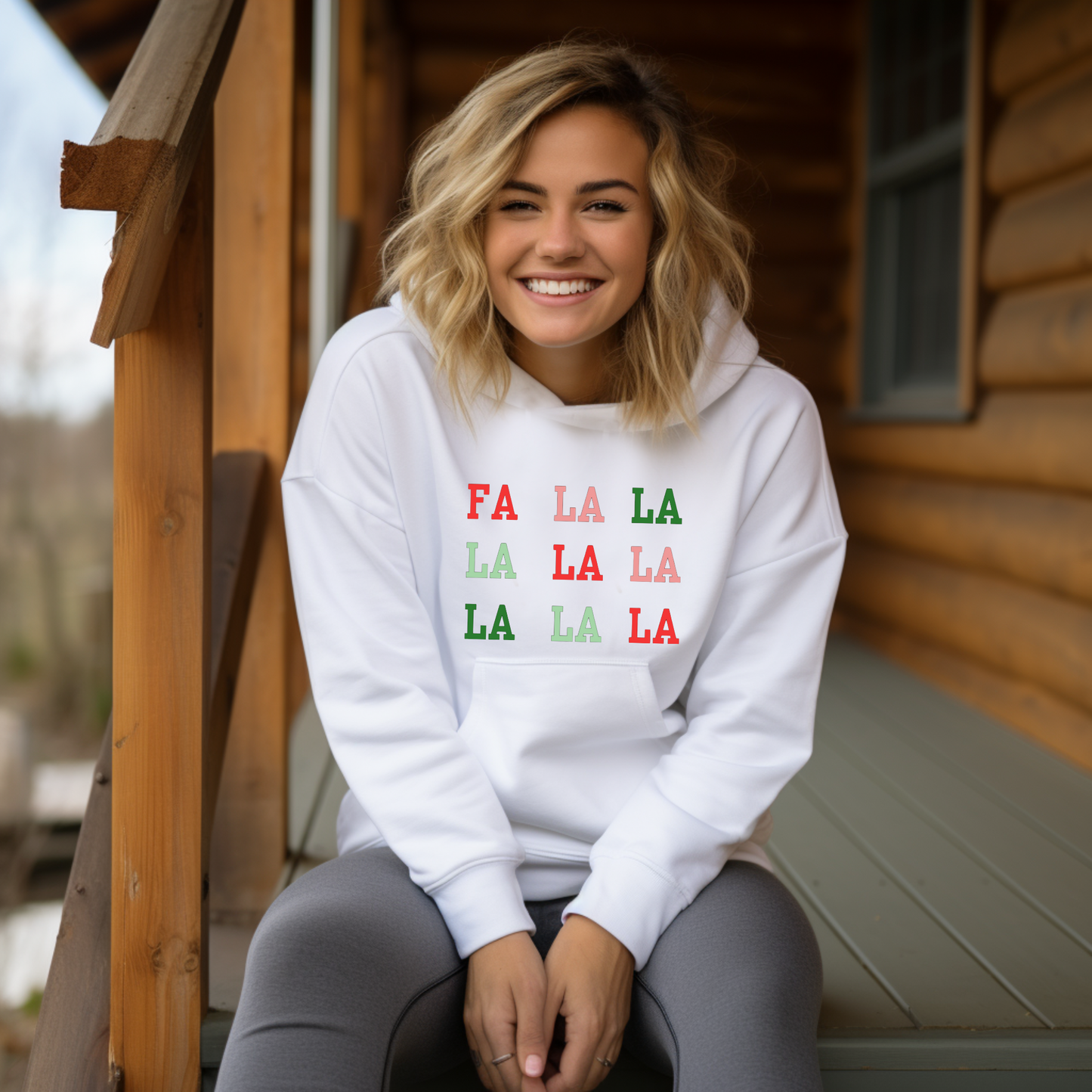Fa La La La La Festive Christmas Shirt, Festive, Holiday, Christmas Party, Cheer, Gift