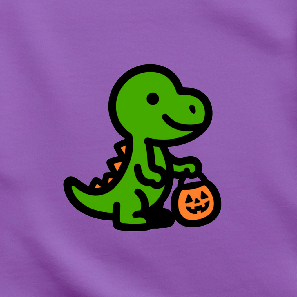 Halloween Trick-or-Treat Dinosaur Baby Bodysuit