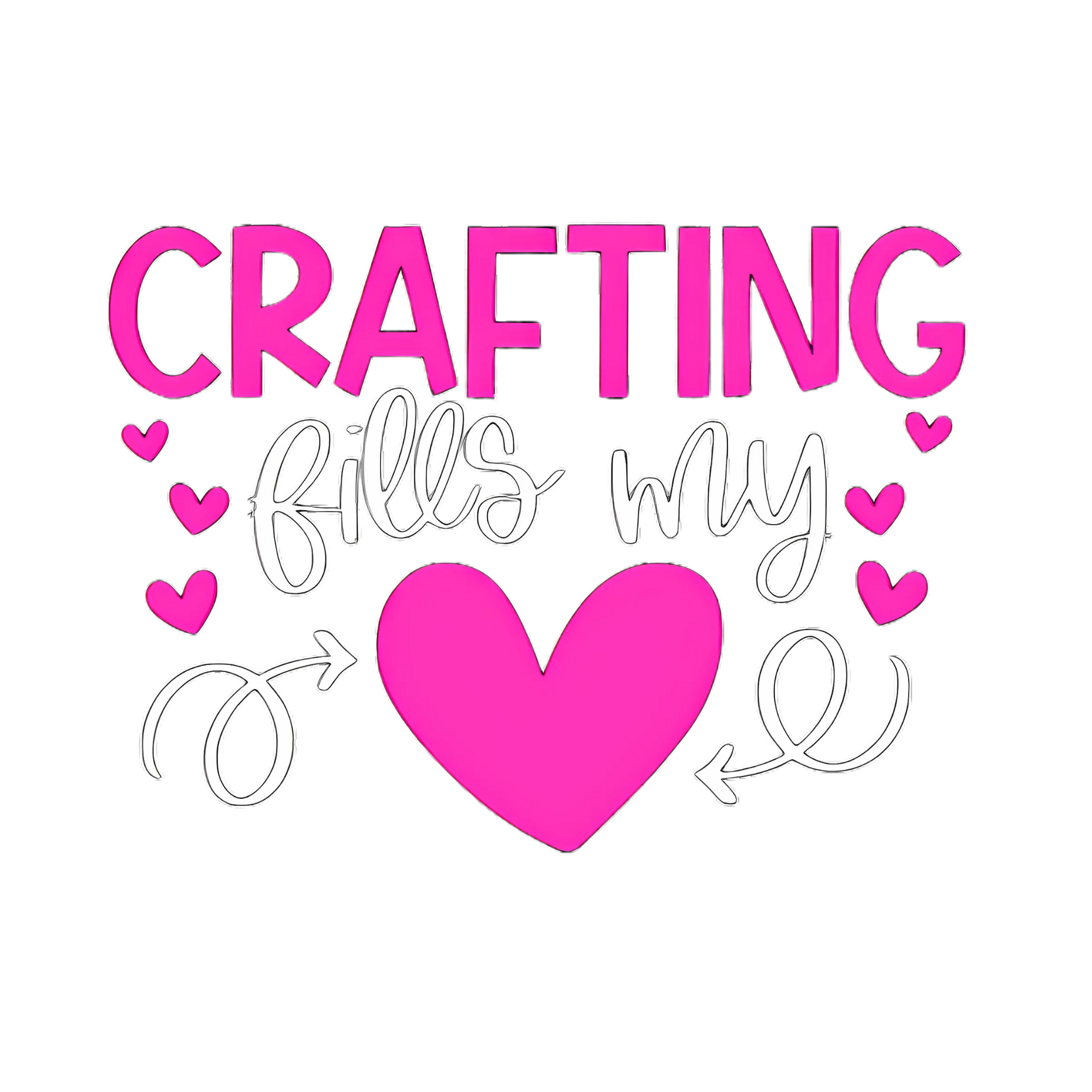 Crafting Fills My Heart Hoodie
