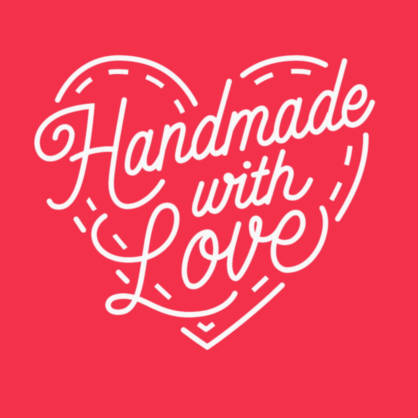Handmade with Love Heart T-Shirt
