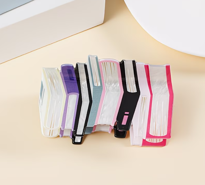 Rainbow Book Stack Hair Clip
