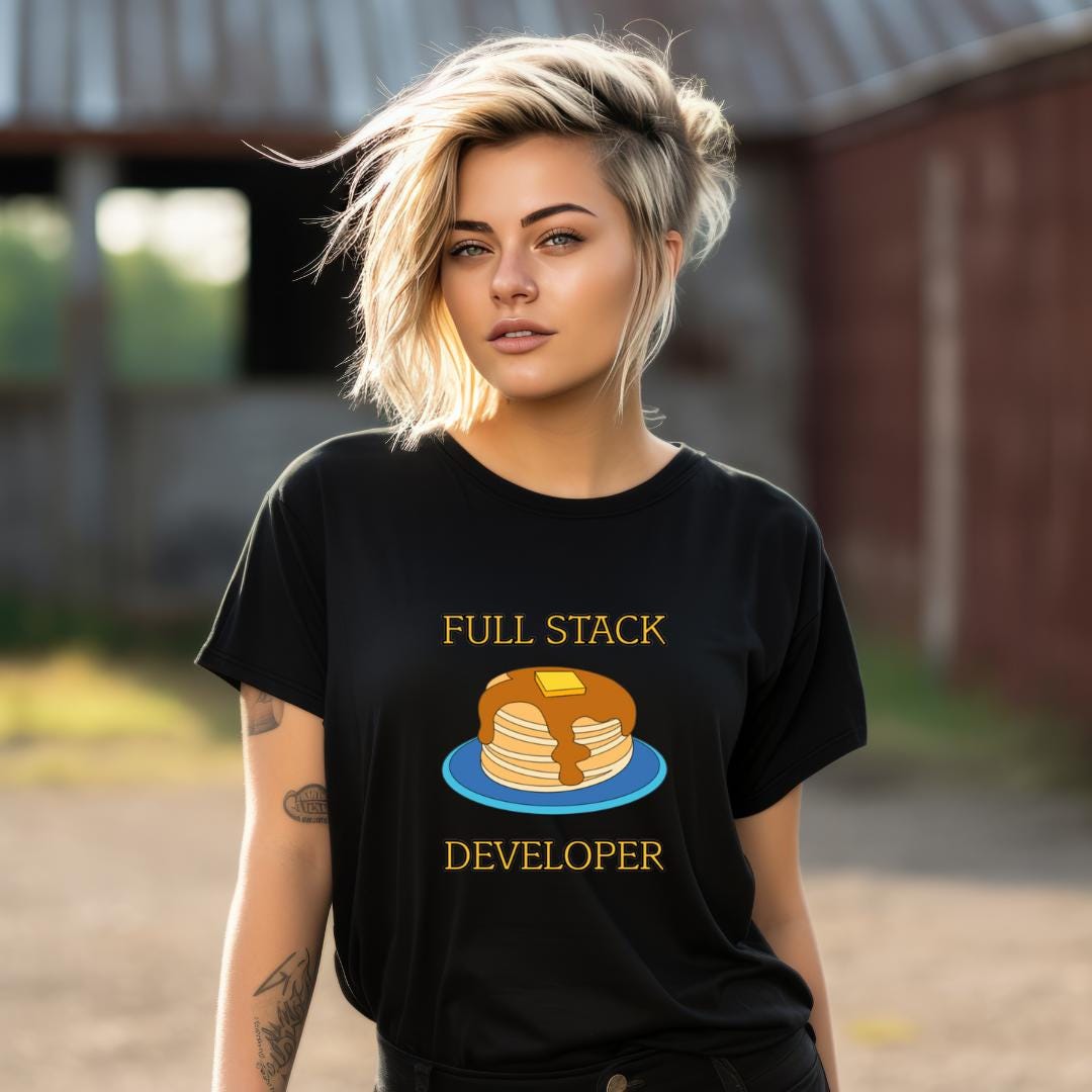 Full Stack Developer - Pancakes & Programming T-Shirt