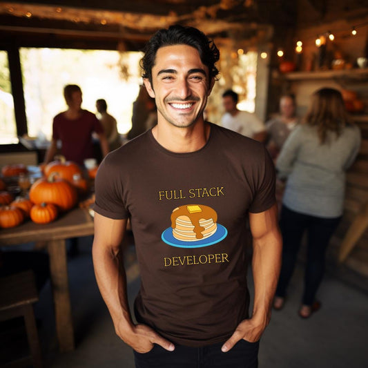 Full Stack Developer - Pancakes & Programming T-Shirt