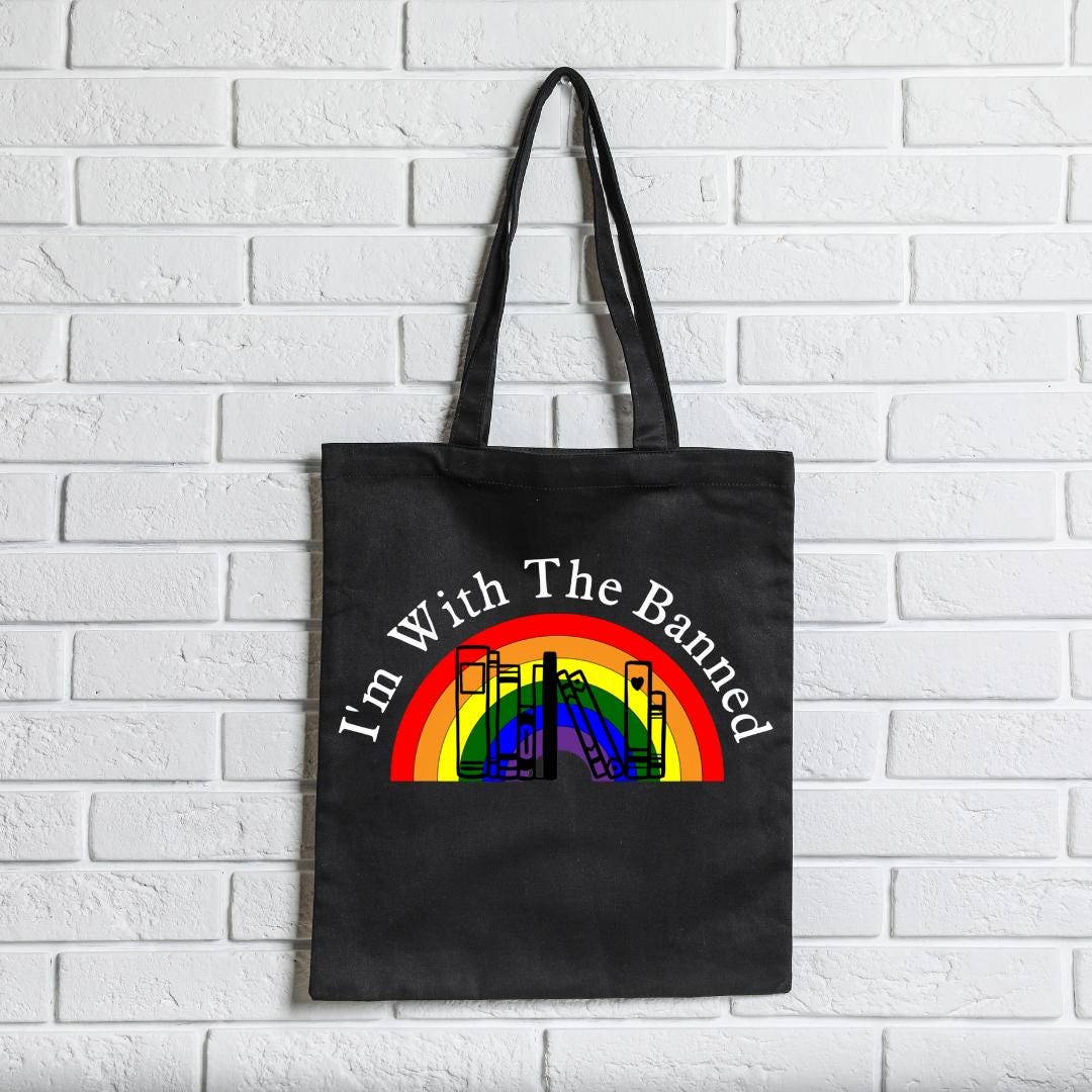 I'm With the Banned Eco Tote Bag