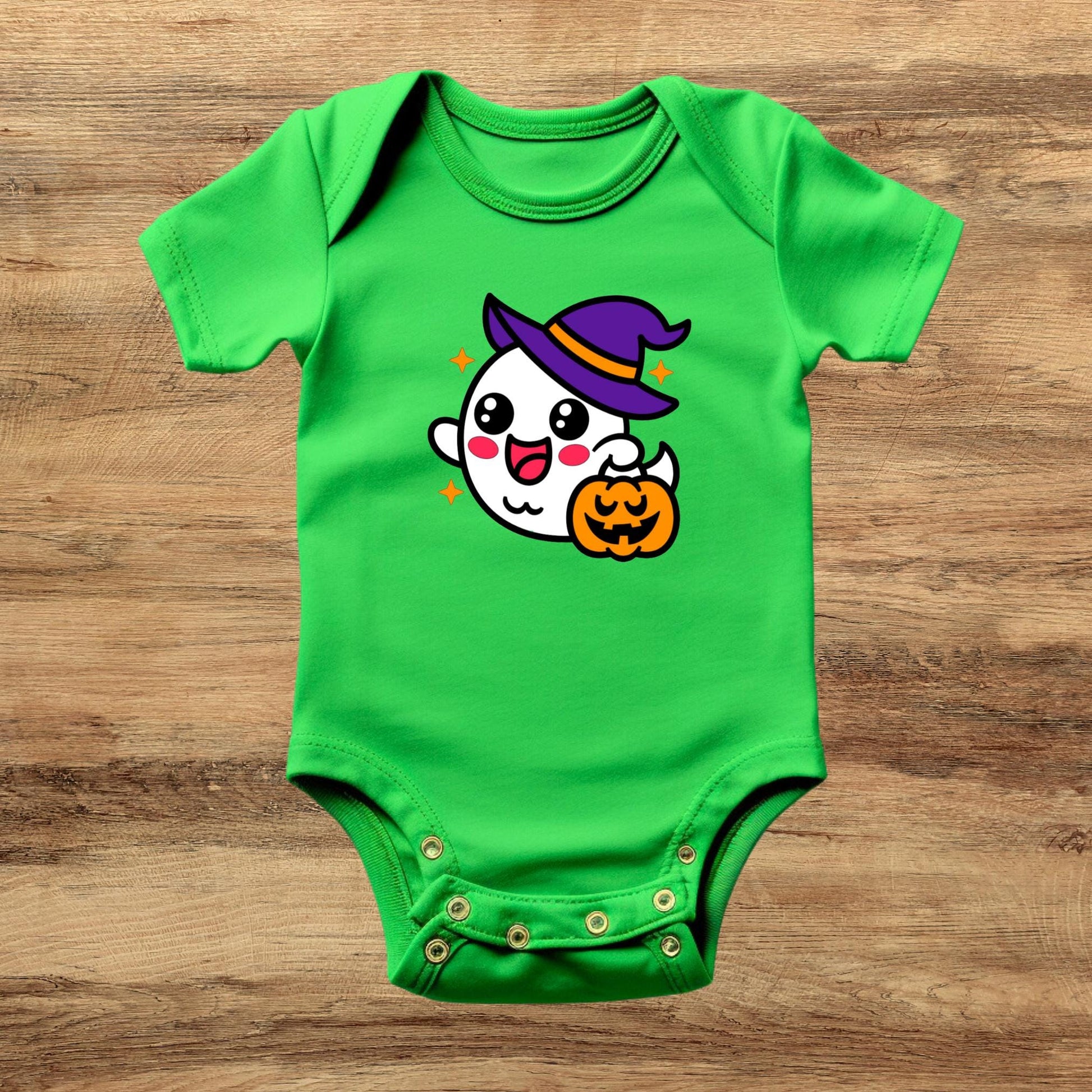 Halloween Ghost Witch Baby Onesie