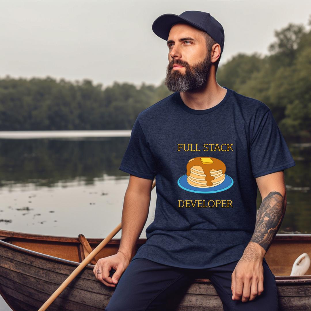 Full Stack Developer - Pancakes & Programming T-Shirt