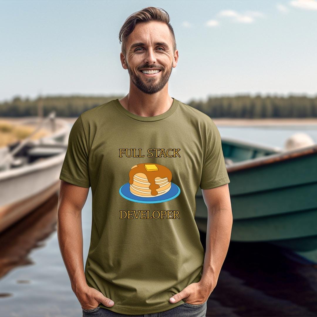 Full Stack Developer - Pancakes & Programming T-Shirt