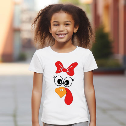 Thanksgiving Turkey T-Shirt for Kids: Cute & Fun Two-Sided Fall Outfit – Sizes 2T to Youth XL