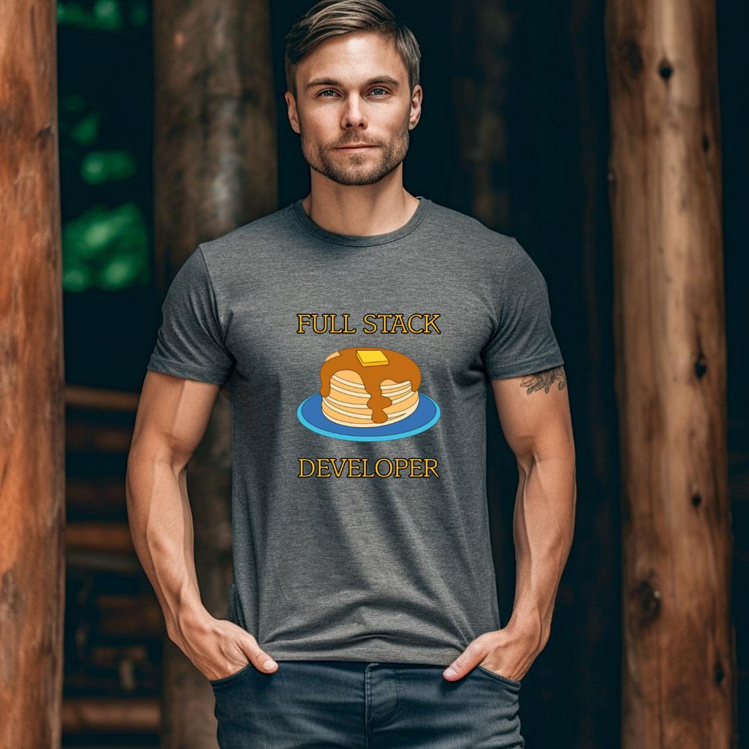 Full Stack Developer - Pancakes & Programming T-Shirt