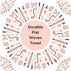 Set of 3 Funny Fiesta Mexican Flour Sack Tea Towels