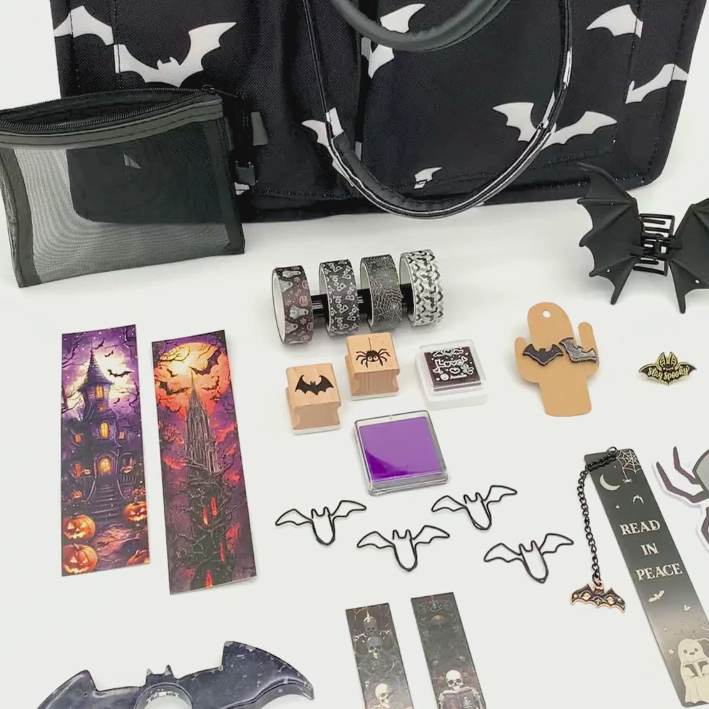 Bat Tote Bag Gift Set
