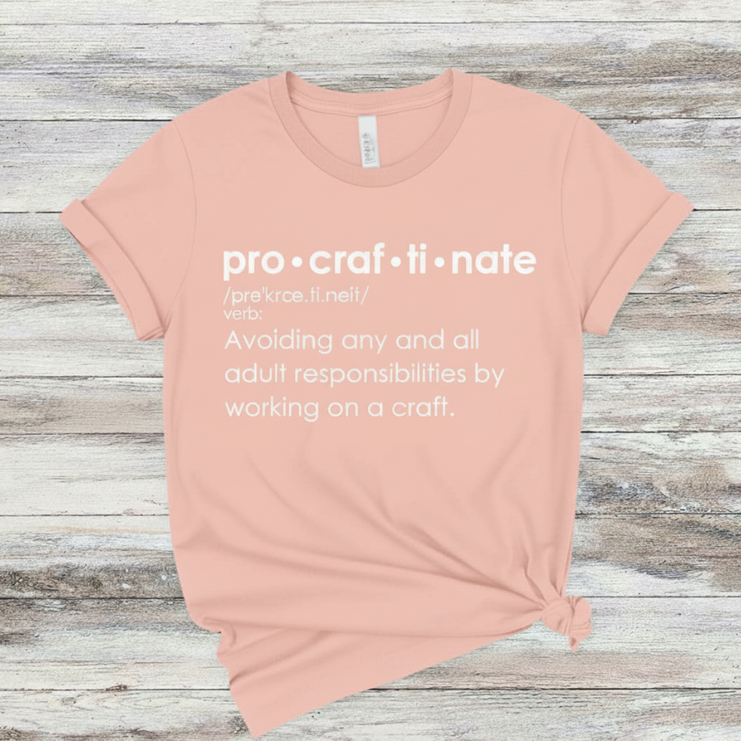 Procraftinate Definition T-Shirt